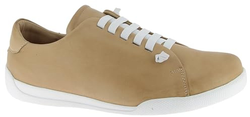 Andrea Conti Damen Sneaker, Taupe/weiß, 40 EU