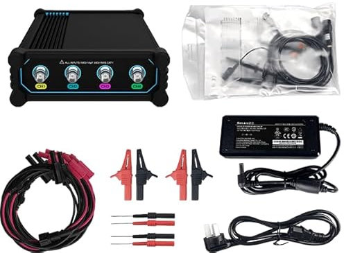 Micsig Automotive Oscilloscope VTO2004 VATO2004 VTO VATO Series Oscilloscope Automotive 100/200Mhz Digital Oscilloscope 4 Channel Oscilloscope Multimeter Osciloscopio Automotriz(VTO2004 200Mhz 4ch)