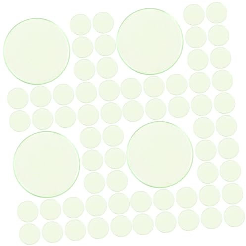 TOYANDONA 400stücke Transparente Bingo Chips Für Spiele Spielmarkierungen Für Mathematik Zählen Und Sortieren Langlebig Und Bruchsicher