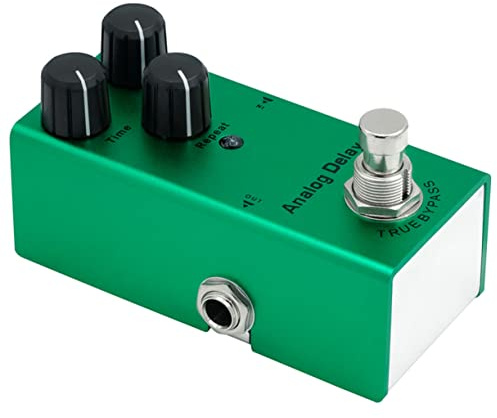 Hoement Guitar Analog Delay Effektpedal Gitarre Und Bass Bypass Effekte Delay Und Echo Metallgehäuse Für Live- Und Studioaufnahmen
