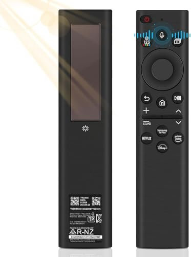 BN59-01385A Telecomando di Ricambio per Samsung, Telecomando Vocale di Ricarica Solare per Samsung Smart TV, Compatibile con 2021-2022 Smart 4K HD TV