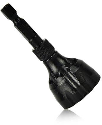 Tungsten Steel Deburring Tool with Quick Release Hex Shank – External Chamfer Tool for Pipes, Screws, and Threaded Rods (1/8 to 3/4, 3mm to 20mm)