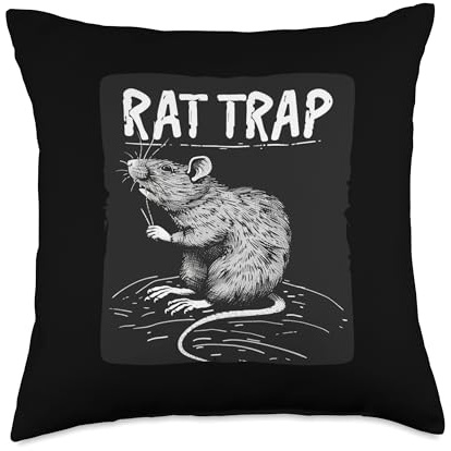 Awesome Rodent Trap Costume for Rat Trap Saying Lovers Throw Pillow
