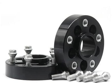 ATGCBCAUF Für X5 X6 E70 E71 E72 F15 F16 F85 F86 PCD 5x120 CB 74,1 Mm M14xP1,25 2 Stück 25/30/35 Mm Spurverbreiterung Adapter(2PCS 35mm Black)