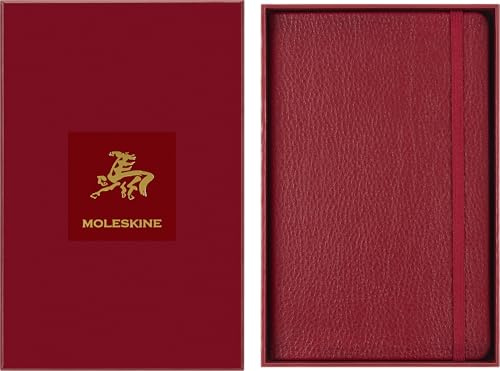Moleskine Das Jahr des Pferdes Vegea Notizbuch L/A5, liniert, weicher Einband, Rot, mit Box