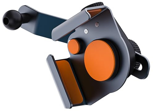 LOFOTU Upgraded Car Phone Holder Height Adjustable Aluminum Brackets Vehicle Mount For Curved Dashboards 17mm Clamp Curved Screen Car Mount Accessory