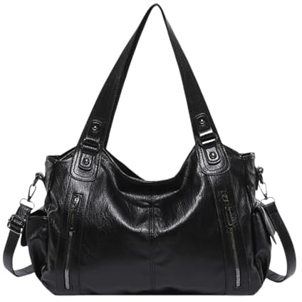 Generisch Handtasche Damen, Freizeittasche Aus PU Leder, Weiches Leder Tote Hobo, Tragetasche Mit Großem Vintage Taschen Zum Arbeiten, Stilvolle Arbeitstasche Für Arbeit Schule Shopper