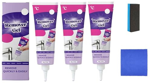 Mold Remover Gel, Mould-Remover Gel For Washing Bathroom And Cleaning, Household Cleaning Gel Penetrates All Surfaces, Instantly Removes Mold Stains for Home Bathroom and Laundry (3pcs)