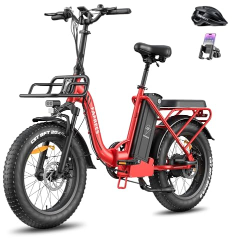 Fafrees E Bike Elektrofahrräder 20 * 4.0 Zoll, F20 Max E-Bike Klapprad Upgrade, 48V 30Ah Akku Reichweite 200km, Fatbike 25km/h ebike Herren und Damen, 7 Gang Pedelec für Erwachsene