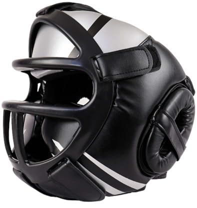 MUXZSIZ Casco da boxe Casco da boxe Bambini Adulti Uomini Donne Ragazzi Ragazze Attrezzatura protettiva per il taekwondo Mentre pratica sport Protezione per