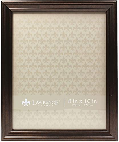 Lawrence Frames 535580 Bronze 8x10 Classic Detailed Oil Rubbed Picture Frame
