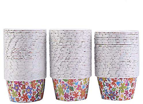 100 Moldes individuales para magdalenas, Moldes de Papel para Muffins Cupcakes, Moldes de papel para Magdalenas(#3)