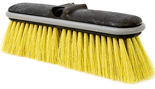 DOCAZOO Telescopic Pole for Cleaning - Window Cleaning Kit, Ceiling Cleaning, Feather Duster, Snow Removal, Window Squeegee, High Reach Indoor & Outdoor Kit - (Head Only - Medium Bristle Brush)