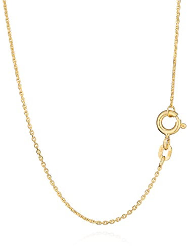 NKlaus 42cm Ankerkette 585 Gelbgold 14 Karat elegante Halskette filigrante Breite 1,0mm Collier 5,2g schwer 10962