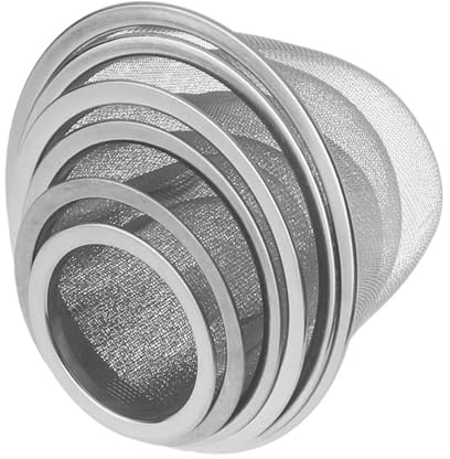 2 pièces en Acier Inoxydable Maille thé infuseur passoire théière Feuille de thé Filtre à épices Verres diamètre 5-9.5CM réutilisable for la Cuisine (Size : 8CM)