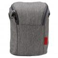 ViaGasaFamido Isolierte Babyflaschen Thermotasche, Grau, Nylon, Wasserdicht, mit Reißverschluss und Schnalle für Kinderwagen