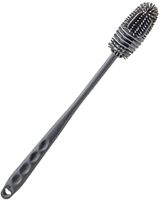 Vigcebit Long Bottle Brush With Stand | Long Handle Sponge Cleaner Brush Silicone,Sponge Pot Cleaner Scourer Washer For Cleaning Sports Bottles, Baby Bottles