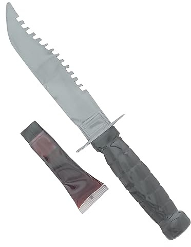 Zac's Alter Ego Toy Knife & Tube of Fake Blood Set - Perfect for Halloween