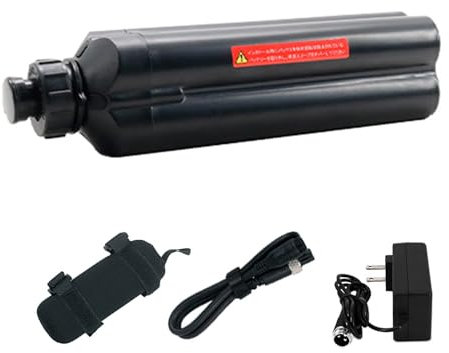 WILLQ 14,8V 10000mAh 7000mAh 5000mAh 3500mAh Elektrische Angelrolle zum Hochseefischen wiederaufladbare Lithium-Batterie mit Ladegerät + Verbindungskabeln + Tasche,7000mah b