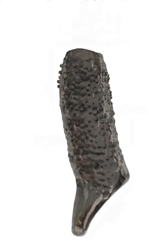BDSMYEE Gaines pour Pénis Intensive de Particules, Manchon de Pénis avec Anneau de Testicule Réduire la Sensibilité Retardant Éjaculation Jouet Sexuel pour Hommes Femme Couples (Noir)