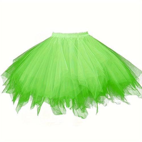 Boolavard Adulte Femmes 80's Tutu Jupe Couches Tulle Jupon Halloween Tutu