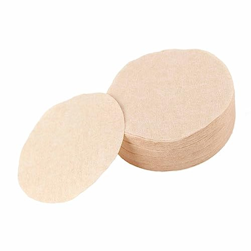Papier Filtro per Caff¨¨ Moka 100 Pezzi 60mm Sostituzione Uniforme Flusso Adatto Bar e Casa Lavabile Reutilizzabile