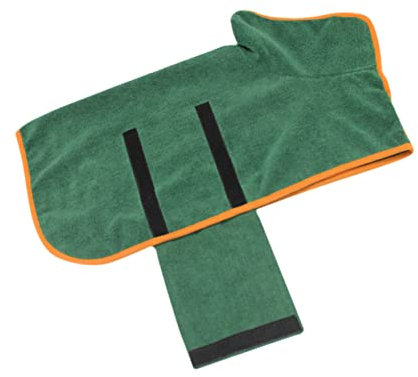 Supvox Haustier-Bademantel Mit Kapuze Hundebadetuch Aus Polyester Warm Saugfähig Für Katzen Und Hunde