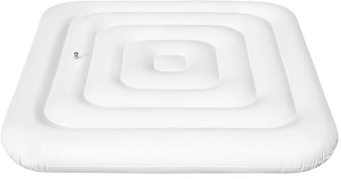 Dorccsi Housse de Spa Gonflable, Housse de Spa isolée 1, 37 m Rechange avec poignée, Protection étanche à la poussière, carrée pour, Remplacement pour