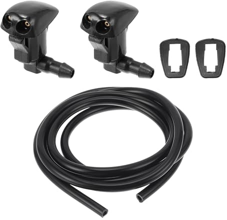 Motoforti Kit Ugelli Lavavetri Per Toyota RAV4 00-04 1 Pz | Colore Nero, Materiale Plastica, Numero OE 8538112050, Include 2 Guarnizioni E 1 Tubo Fluido 1,5 Metri