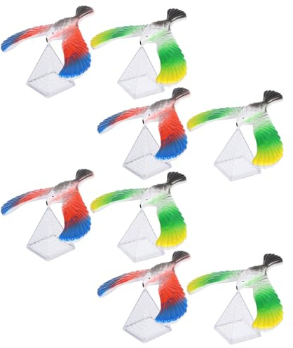 Milisten 8pcs Balancing Eagle Educational Balance Bird Plaything for Stimulates Intelligence Coordination Concentration Vintage Charm Versatile Decoration for Home Office