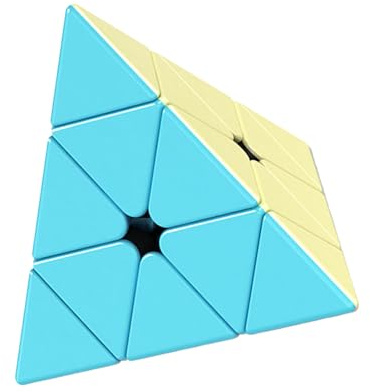 Pyramid Speed ​​Cube | Zauberwürfel ohne Aufkleber - dreieckige Lernwürfel für Anfänger und Profis, pädagogisches Denken, Party und Geburtstagsgeschenk