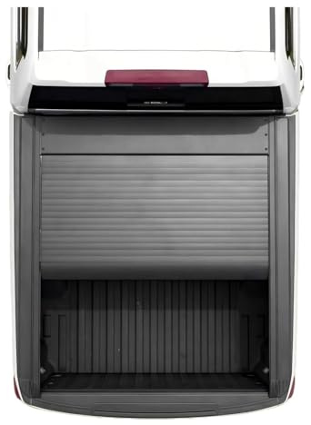 CBXPXVXP Elektrische, einziehbare Laderaumabdeckung, kompatibel mit VW Amarok Pickups und Ranger Modellen, abschließbare Rollladenabdeckung aus Aluminium