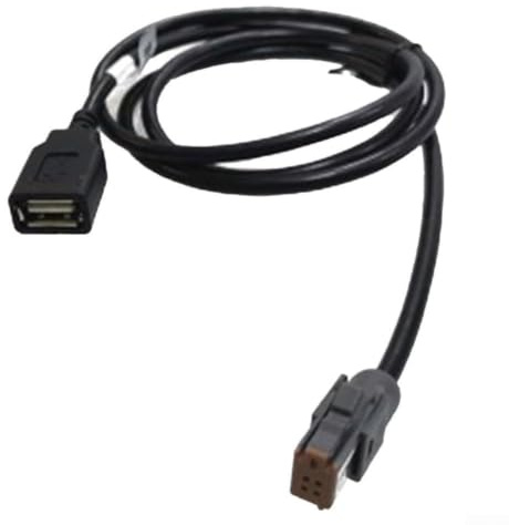 FACAIIO Cable adaptador USB para Outback para forester heredado para Suzuki entrada auxiliar para medios de comunicación Extensión de retroadaptación de cable 100 cm, color negro