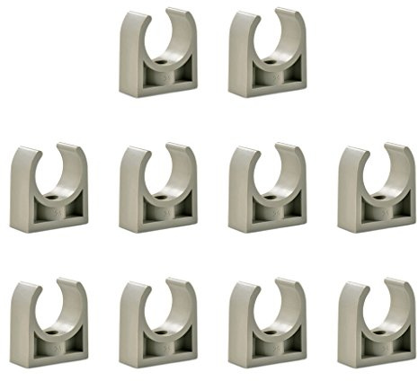 Sinmova 10PCS 50mm PPR U Typ Rohrschellen Rohrleitung Beschläge für Wasserversorgung