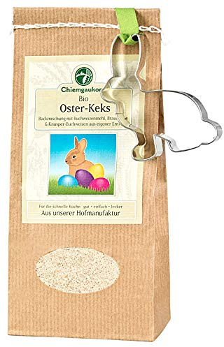 Chiemgaukorn Bio Chiemgauer Oster-Keks, Backmischung mit Keks-Ausstecher 270 g