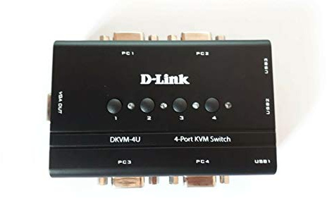 D-Link DKVM-4U Commutateur KVM 4 ports VGA et USB