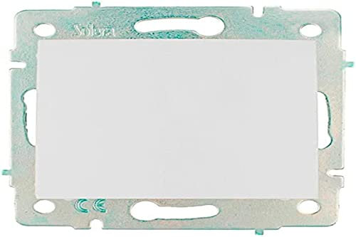 TAPA CIEGA DE EMPOTRAR BLANCO 83X81MM S.EUROPA SOLERA