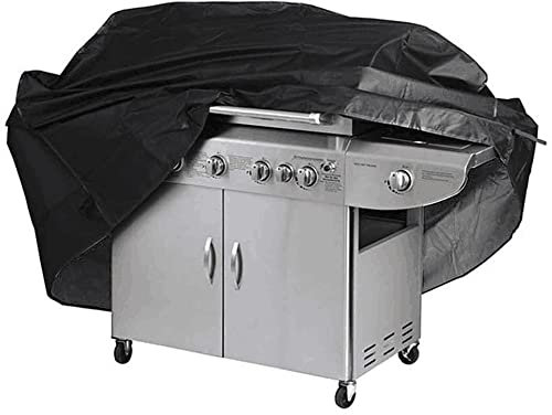 SUNSURE BBQ Grill Cover, 67 Inch Waterproof Burner Gas Grill Cover, Patio Barbecue Grill Cover for Char Broil, Windproof & UV-Resistant, Gas Smoker Cover with Adjustable Drawstring (67x24x46inch)