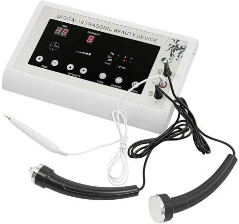 Ultraschall-Schönheitsinstrument, Gesichtsmassagegerät, Porenreiniger Gesicht für Sommersprossen, Falten, Lifting Haut, Glättung