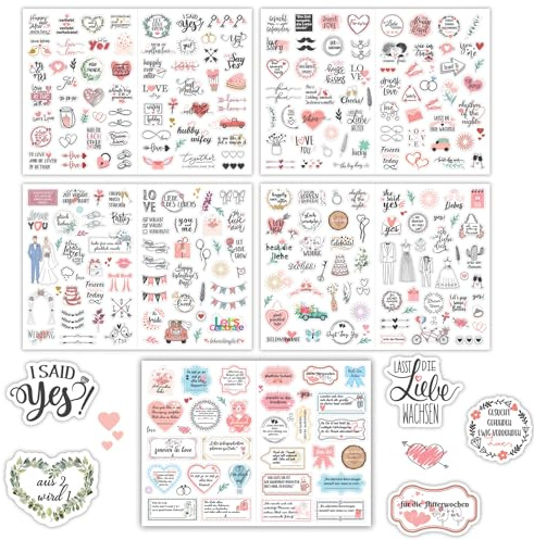Sticker Hochzeit Gästebuch