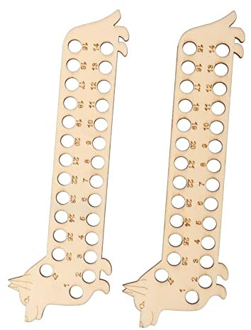 CORHAD 2stücke Holzplatten Für Stickgarn Aufbewahrung Glatte Cartoon Tier Form Fadenhalter Kreuzstich Zubehör Praktisch Und Robust Für Handarbeit Und Basteln