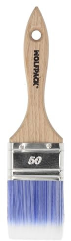 Palettina professionale Plus Larghezza 50 mm. Setole sintetiche PBT, manico in legno di faggio ergonomico, pennello pittore, pennello pittura