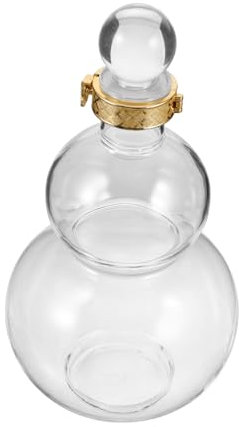 BEBEMOKO Jarra De Vino De Vidrio Forma De Calabaza Botella Decorativa para Casa