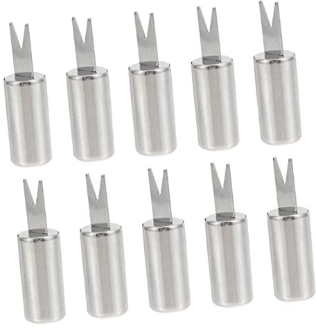 IMIKEYA 20pezzi Supporto Per in Acciaio Inossidabile Forchetta Multifunzione Per Barbecue Supporto Compatto Per Forchetta Riutilizzabile Per Barbecue Accessorio Per Portatile