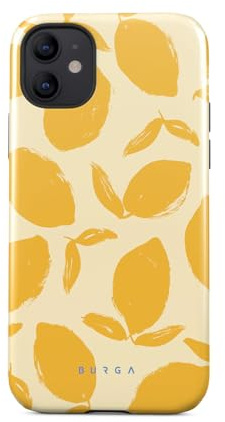 BURGA Handyhülle für iPhone 12 – Unisex Hybrid-Schutzhülle mit stoßdämpfendem TPU & kratzfester Außenschale, erhöhter Displayrand, MagSafe-kompatibel, kabelloses Laden, stylisches Design