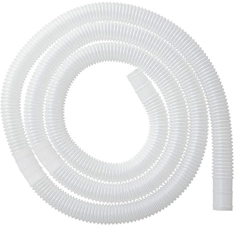 Poolschlauch 32mm Weiß 3m Schwimmbadschlauch, Schlauch Pool für Poolpumpe,Kunststoff Pumpenschlauch Kurz Saugschlauch, Universal Poolschlauch flexibler Wasserschlauch (Weiß)