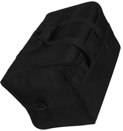 Schlagzeugtasche Tragbare Schwarz Oxford Reißverschluss mit 600d | Zubehörtasche mit Griff und Schultergurt, 5mm Polsterung, für Cajon und Trommelzubehör
