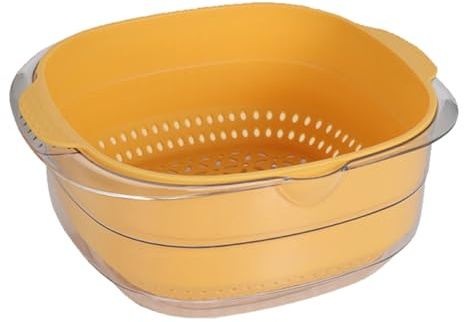 PRETYZOOM 1 Juego Escurridor de de Transparente Canasta Multifuncional para Lavado y Almacenamiento de Alimentos para Cocina Uso Fiestas y Banquetes