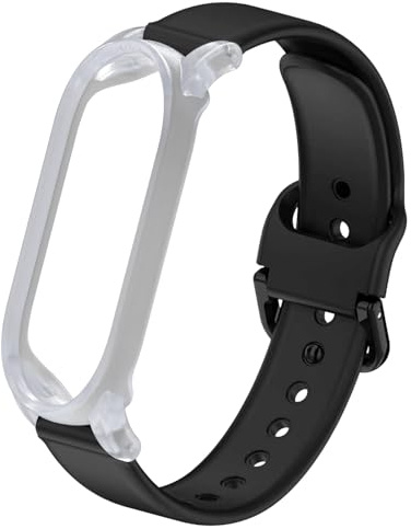 TUDIA PC-Hülle zum Aufstecken mit verlängerter Länge, verstellbares Silikon-Armband für PLAUD NotePin AI-Recorder [für größere Handgelenke], leicht, bequem, tragbar