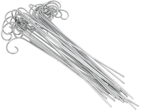 Chiyyak Högklassiga Hängare för Växtetiketthållare, Långvariga Krokar för Trädgårdsskyltar, 200 Mm Hängstänger för Växter, 60-pack, Lämplig för Olika Växter